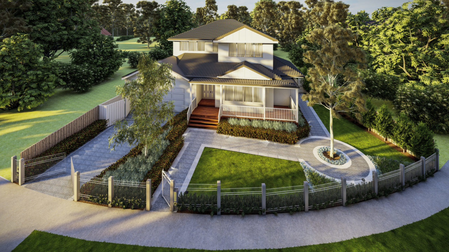 professionally designed garden