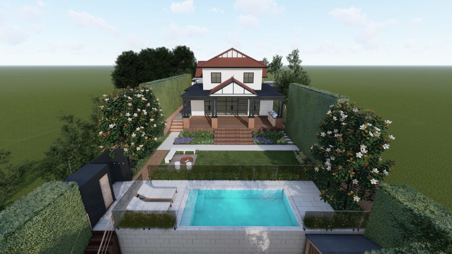 well designed garden