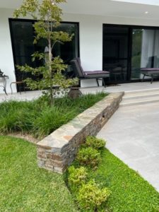 modern coastal garden