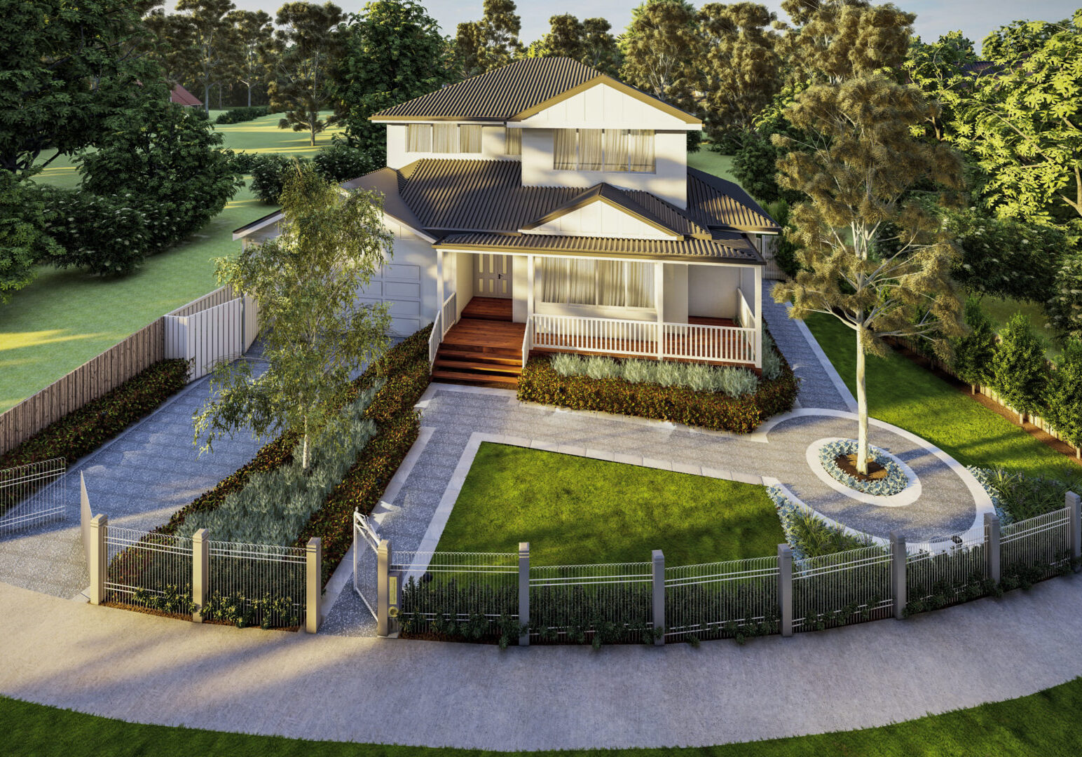 professionally designed garden