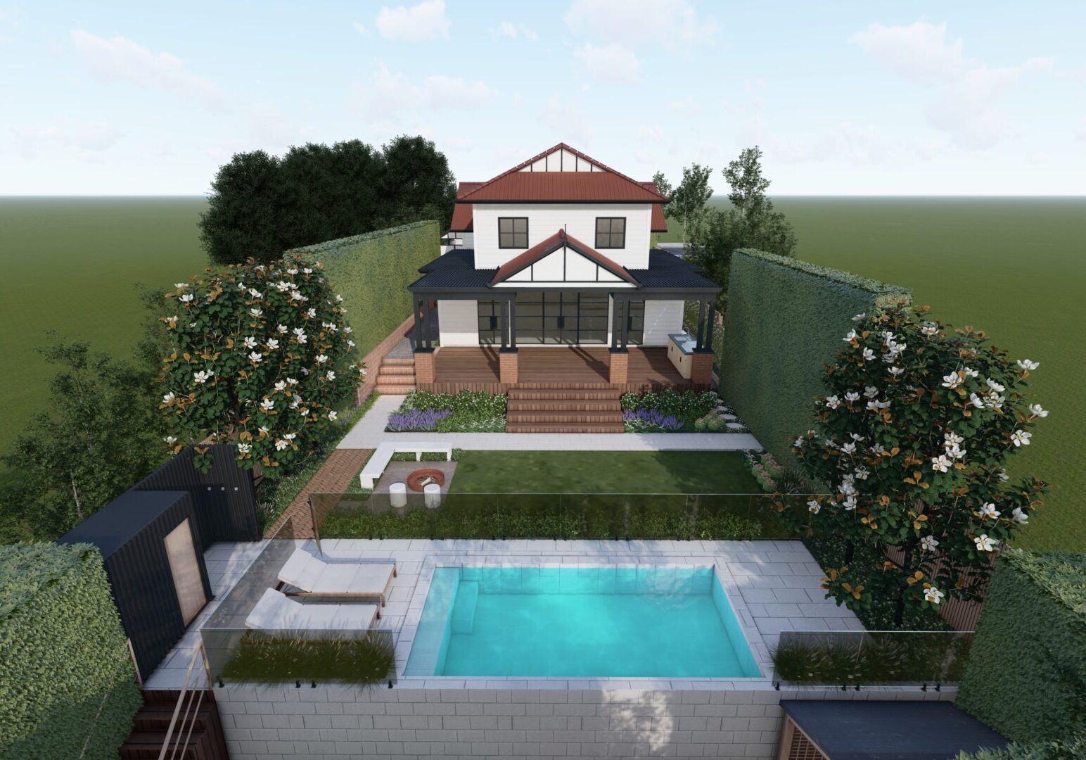 well designed garden